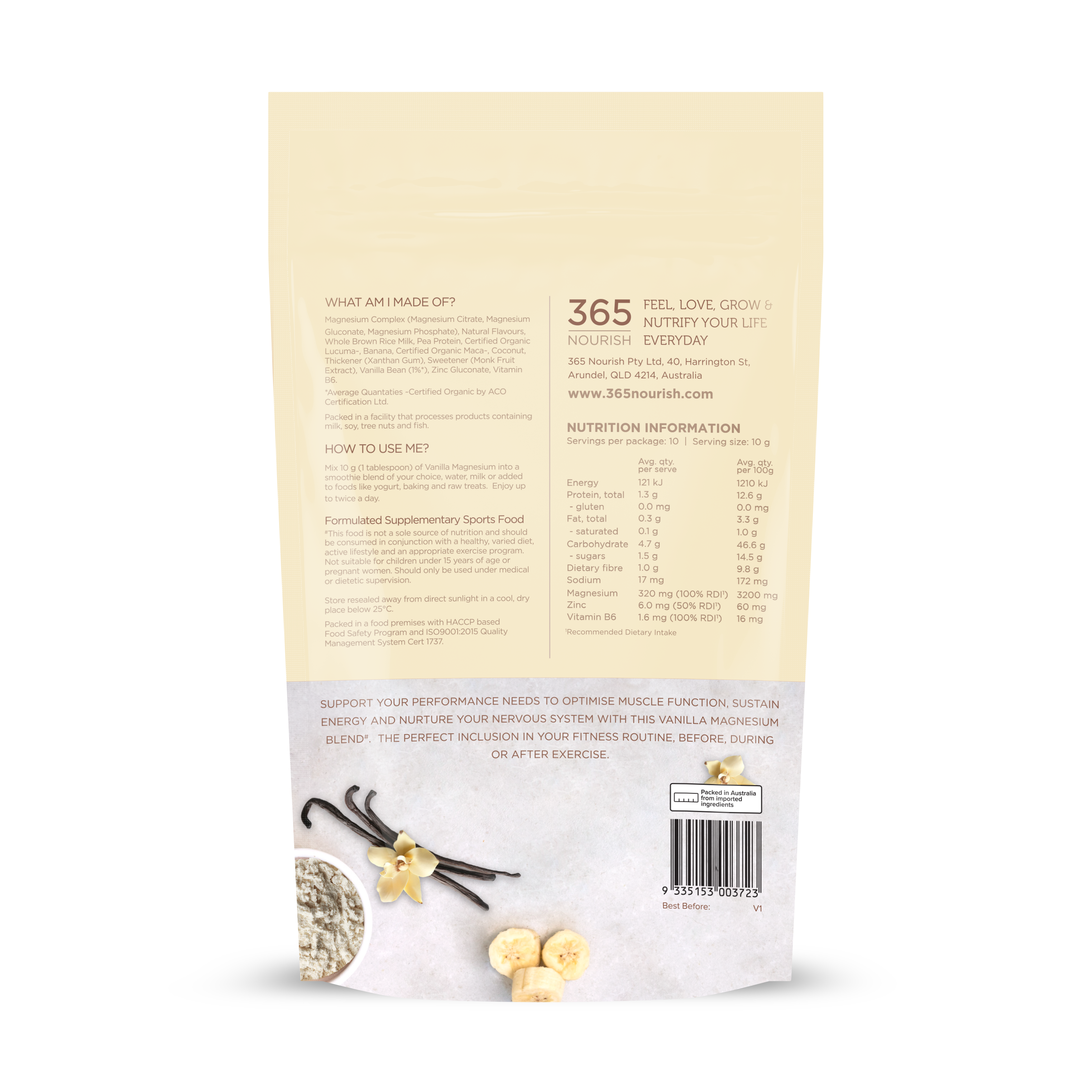 Vanilla Magnesium Complex Powder