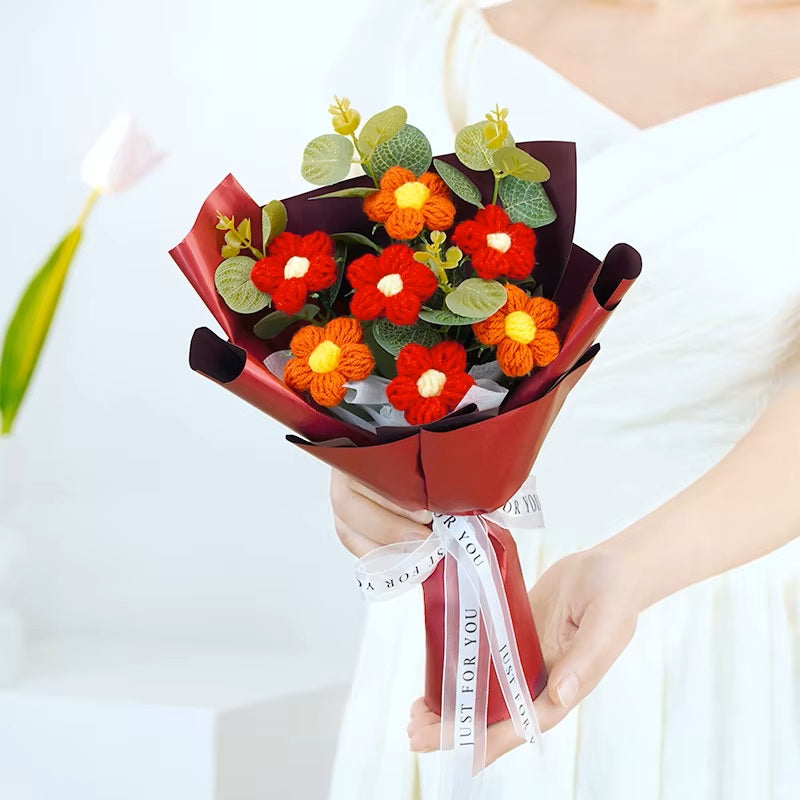 Hand-Woven Flowers Bouquet