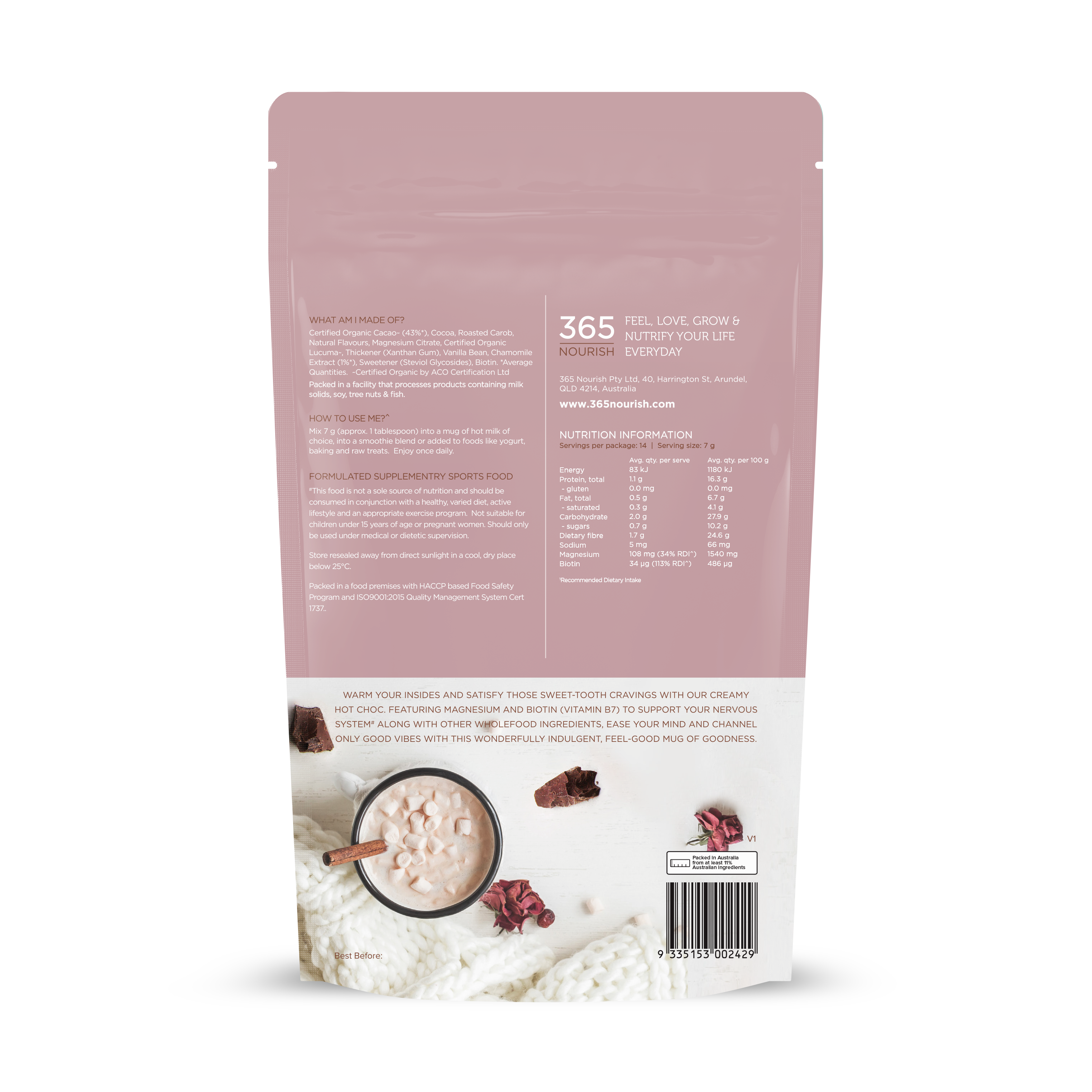 Creamy Hot Chocolate 100g