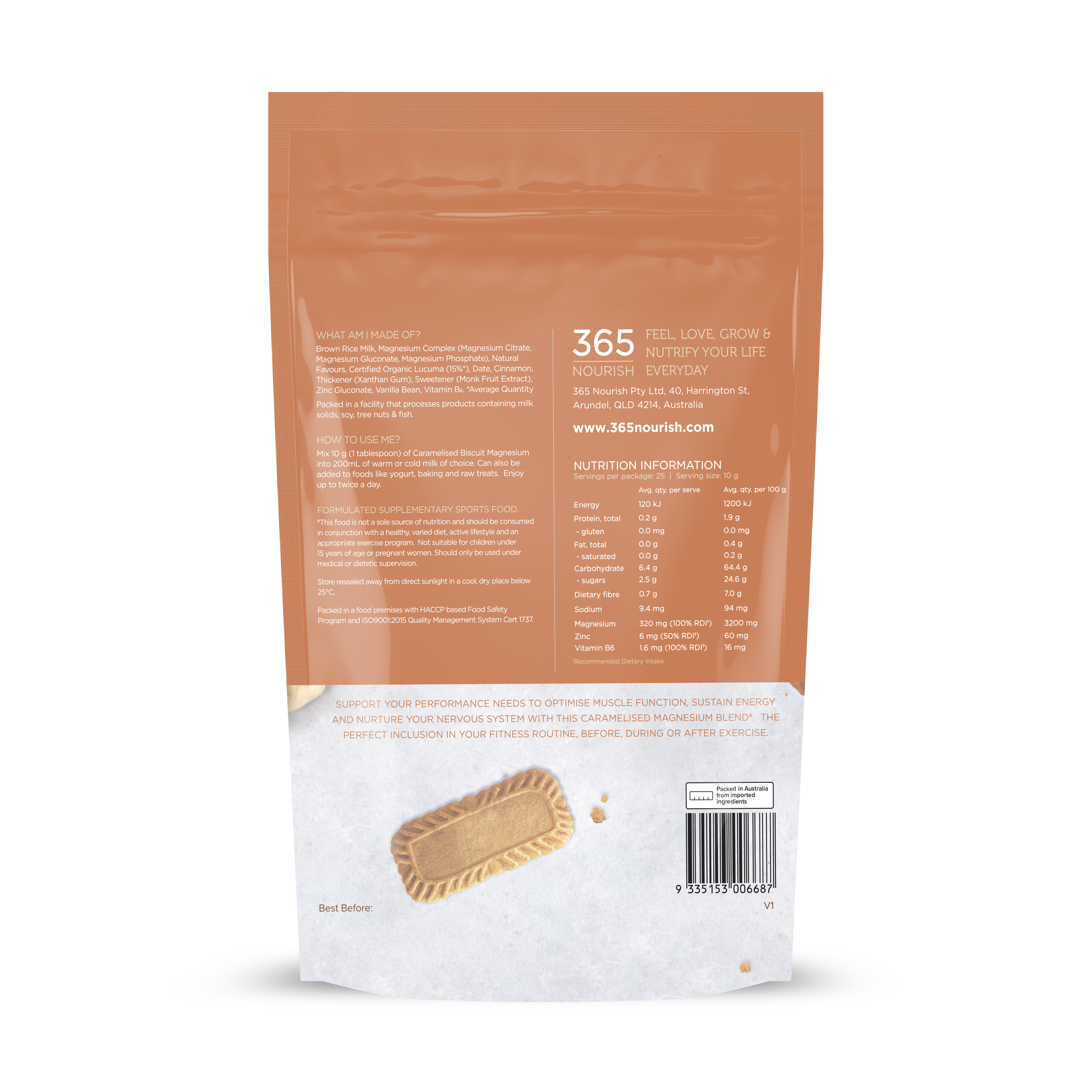 Caramelised Biscuit Magnesium Complex Powder