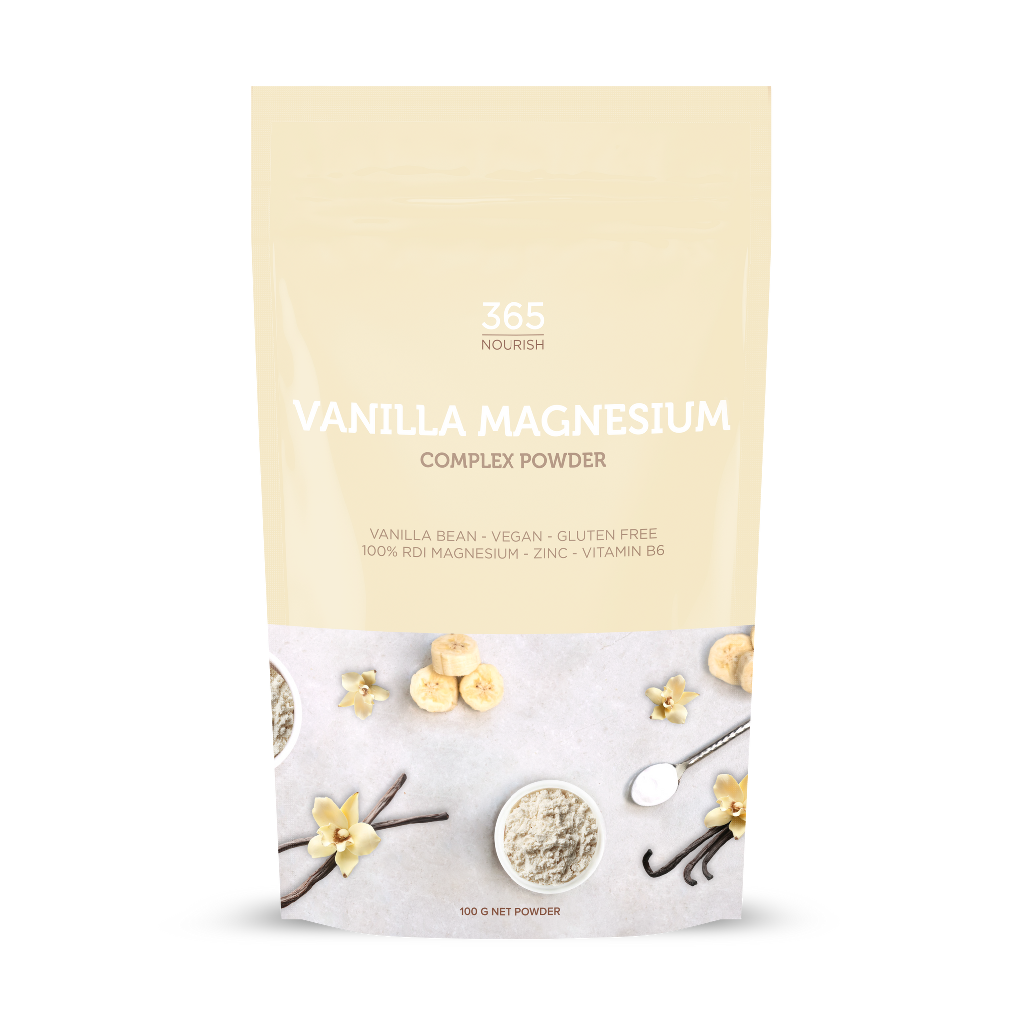 Vanilla Magnesium Powder: Relax and Recover – 365 Nourish