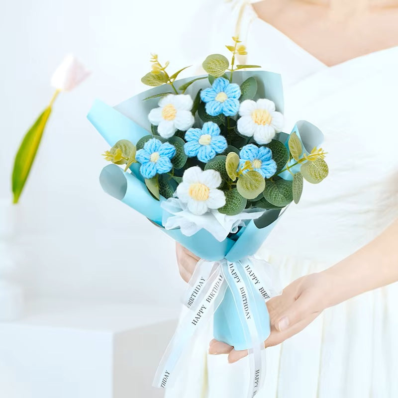 Hand-Woven Flowers Bouquet