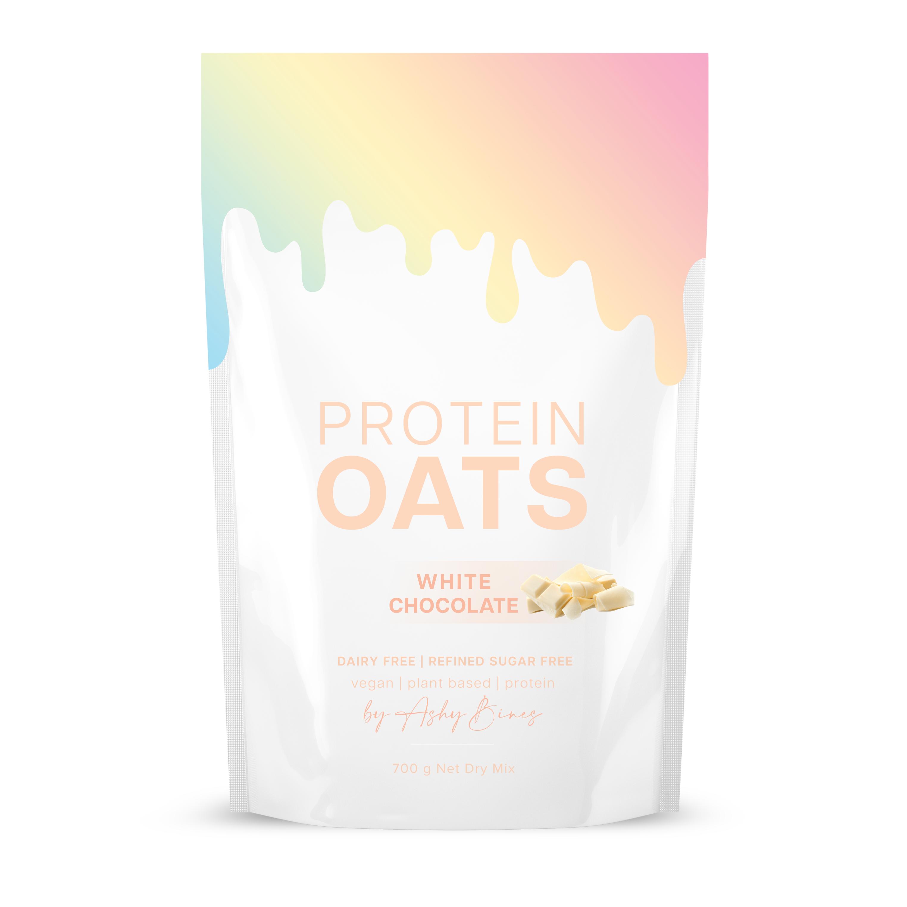 Ashy Bines Protein Oats White Chocolate 700g