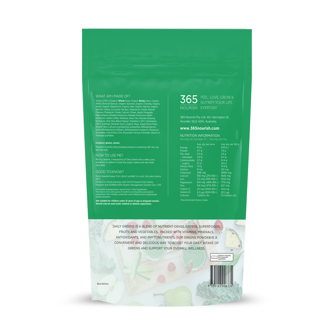 Daily Greens Wild Berry