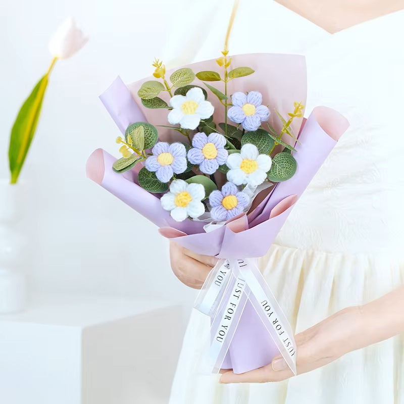 Hand-Woven Flowers Bouquet