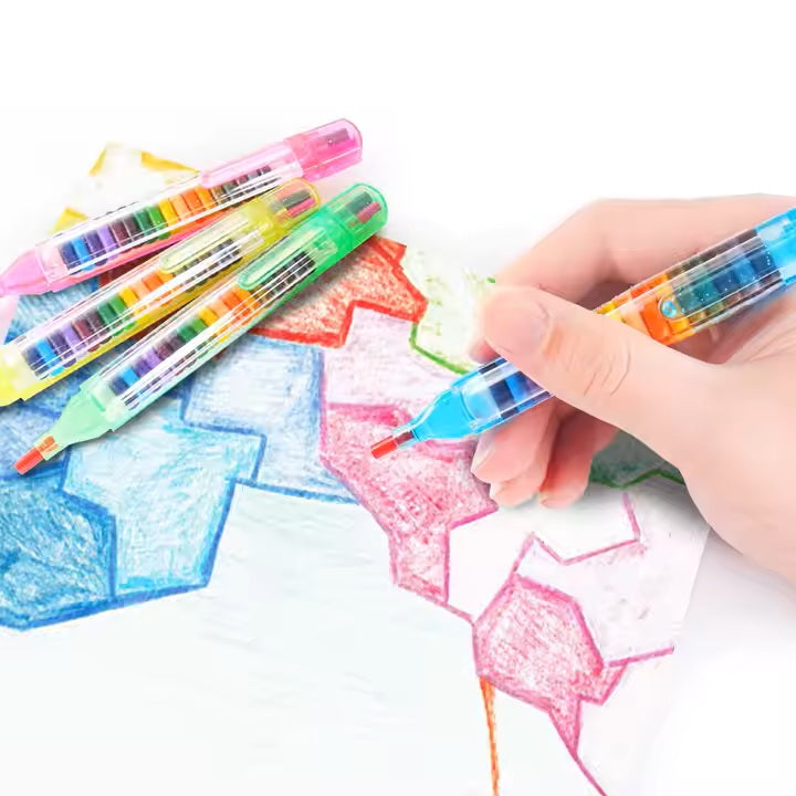 Colourful Refill Crayons 20 Colours