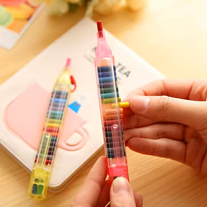 Colourful Refill Crayons 20 Colours