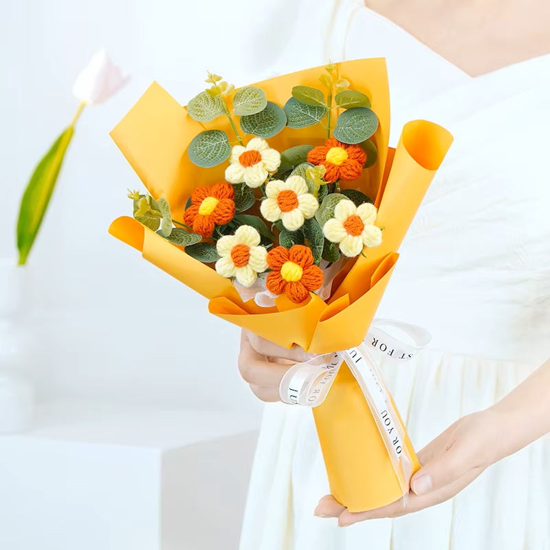Hand-Woven Flowers Bouquet