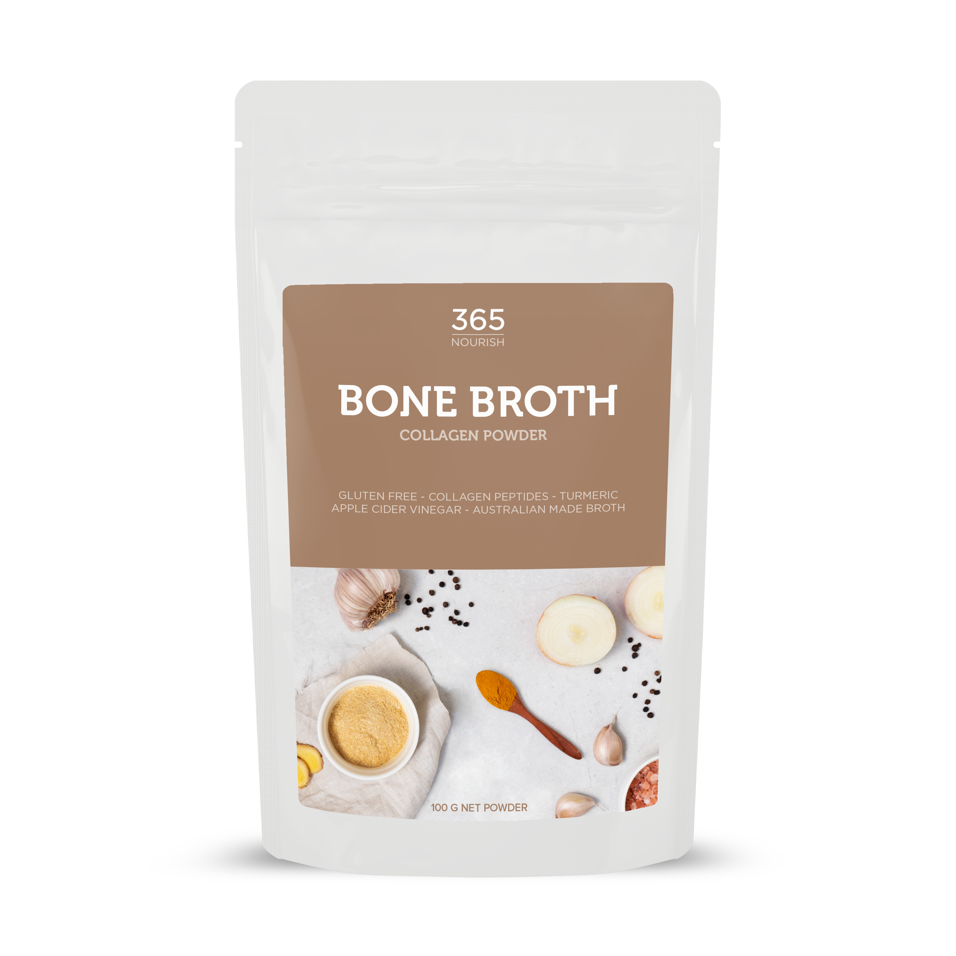 Bone Broth Collagen Powder 100g - 365 Nourish