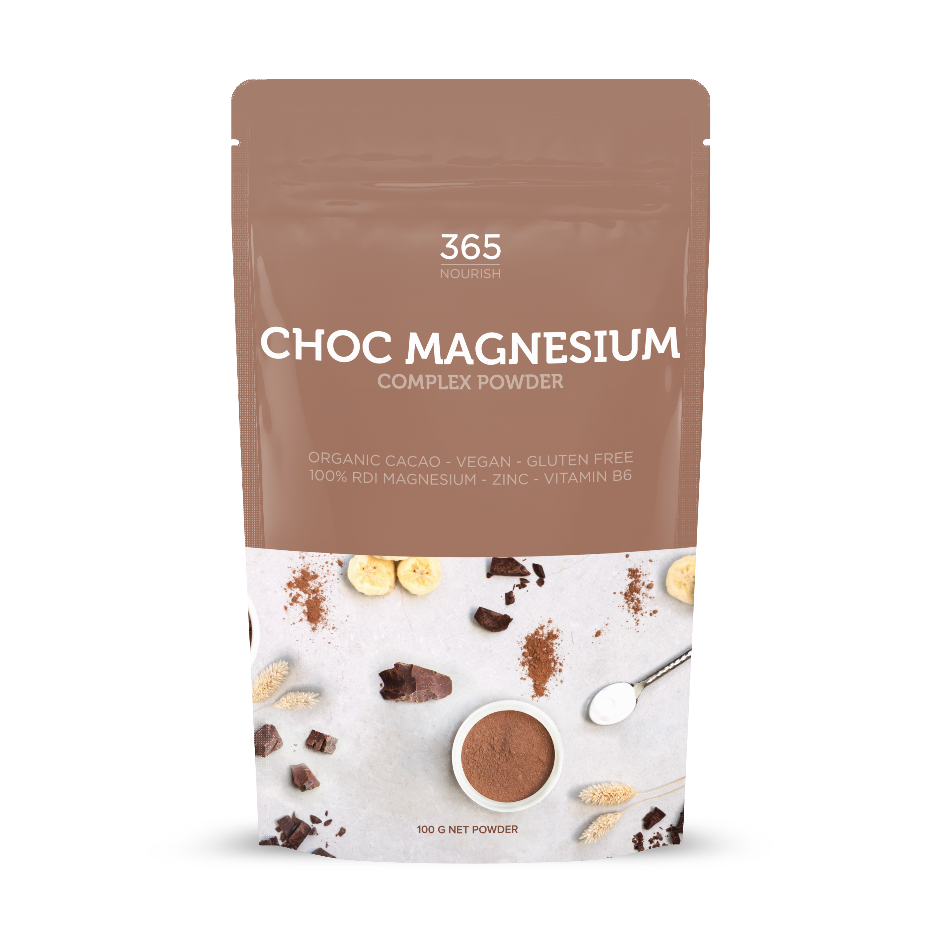 Chocolate Magnesium Complex Powder - 365 Nourish