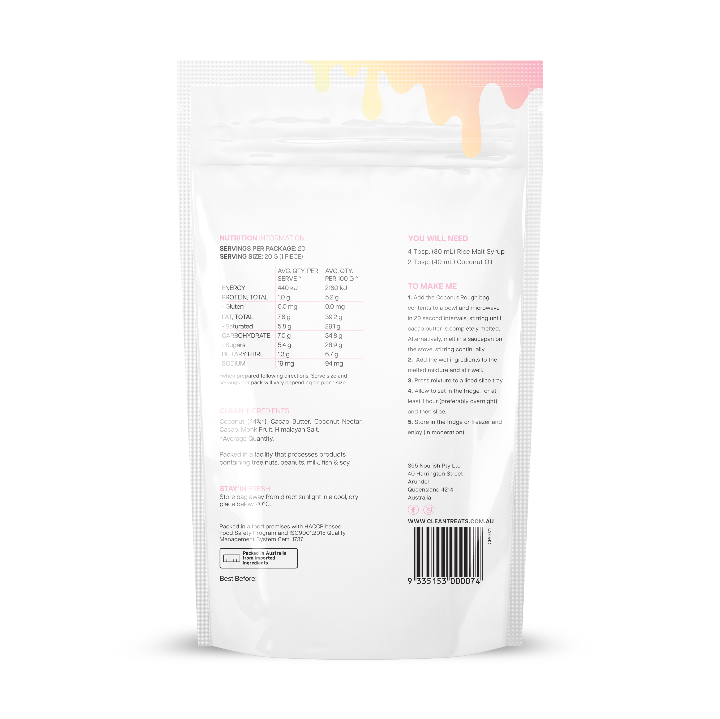 Ashy Bines Coconut Rough Treats 260g