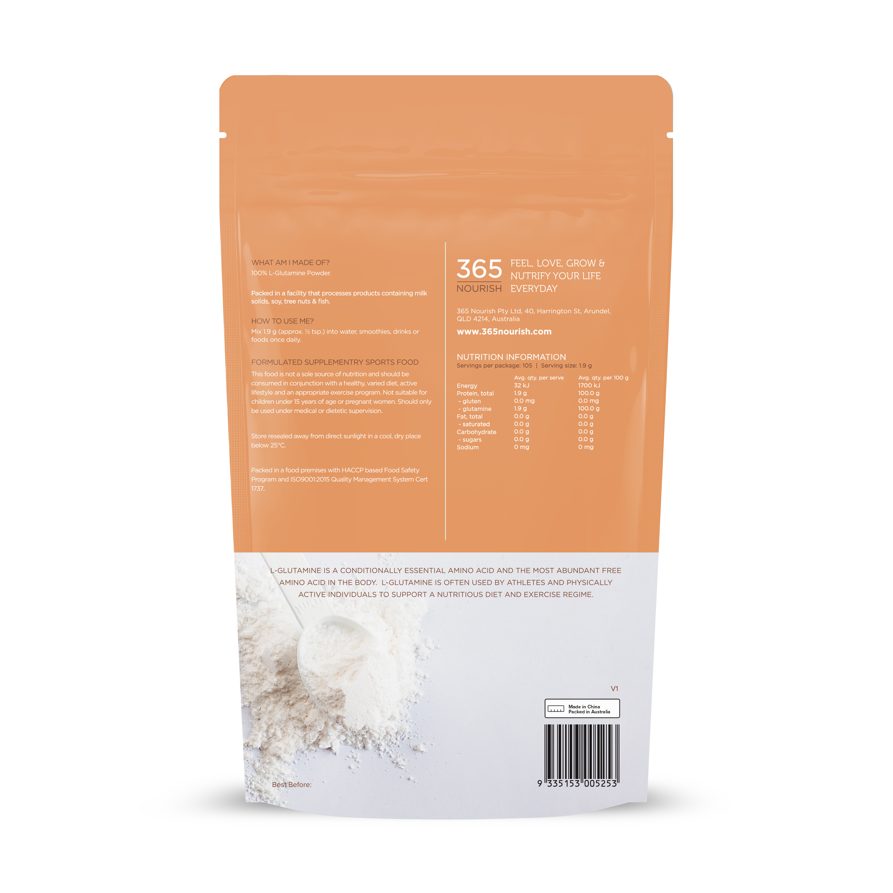 L-Glutamine Powder 200g