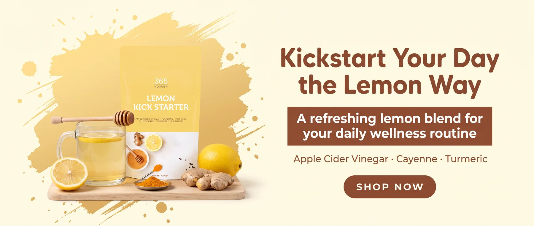 Kickstart Your Day the Lemon Way. A refreshing lemon blend for your daily wellness routine. Shop now.